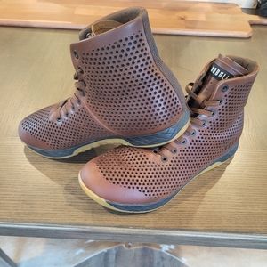 Mens nobull leather high top trainers